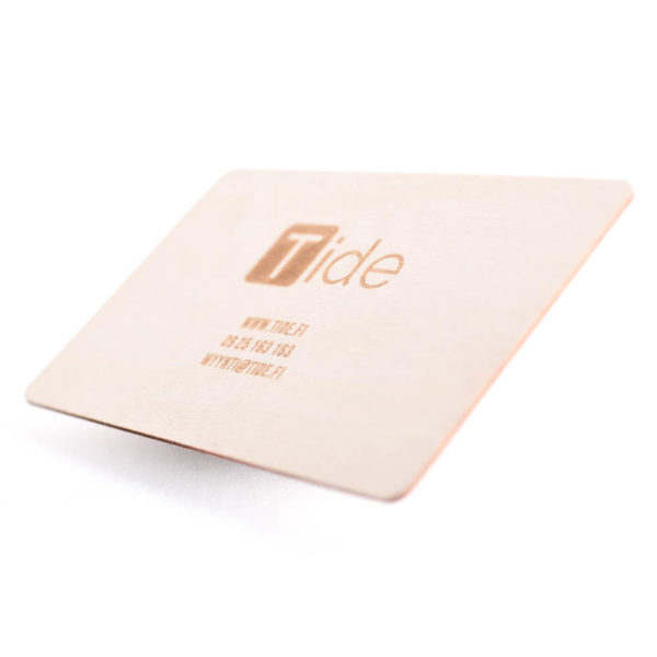 RFID-kortti puinen