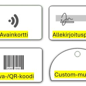 RFID-kortti puinen